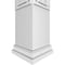 Ekena Millwork Craftsman Classic Square Non-Tapered Shaker Fretwork Column w/ Prairie Capital & Prairie Base CC0809ENSHKPRPR - alternate 5